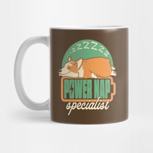 Powernap Specialist - Cute Lazy Dog Mug